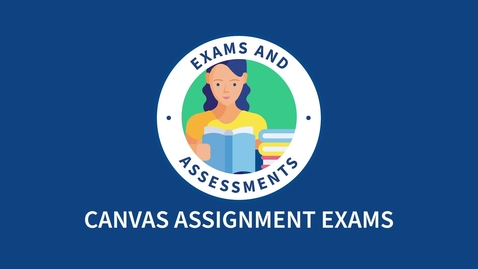 Thumbnail for Canvas assignment exams