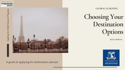 Thumbnail for Choosing Your Destination Options Strategically