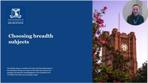 Thumbnail for Course Planning 101 - Choosing Breadth Subjects