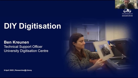 Thumbnail for DIY Digitisation | Researcher@Library (09/04/2025)