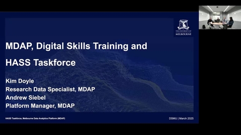 Thumbnail for MDAP, Digital Skills Training and HASS Taskforce