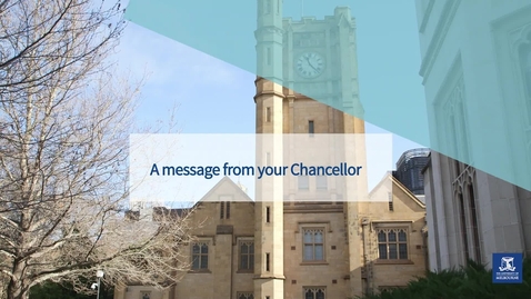 Thumbnail for A message from your Chancellor - Chancellor Allen Myers