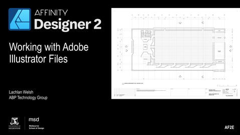 Thumbnail for AF2E - Affinity Designer - Working with Adobe Illustrator Files