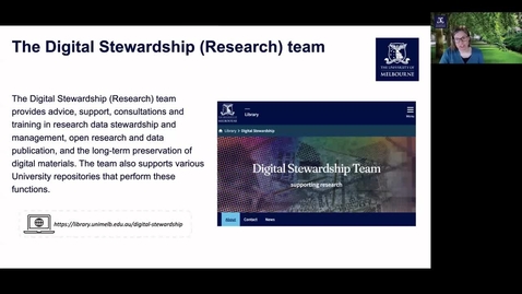 Thumbnail for Research Data Stewardship