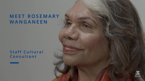 Thumbnail for Culture and Workplace Relations - Introduction to Rosemary Wanganeen 2024