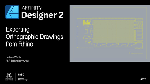 Thumbnail for AF2B - Affinity Designer - Exporting Orthographic Drawings from Rhino