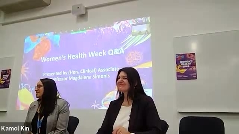Thumbnail for Women's Health Week Q&amp;A