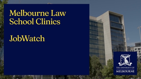 Thumbnail for MLS Clinics: JobWatch