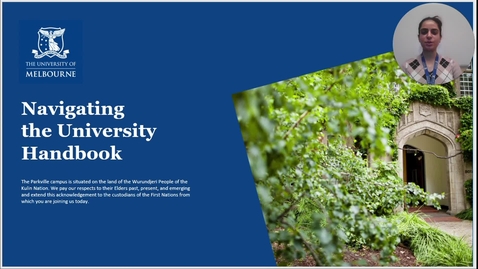 Thumbnail for Course Planning 101 - Navigating the University Handbook