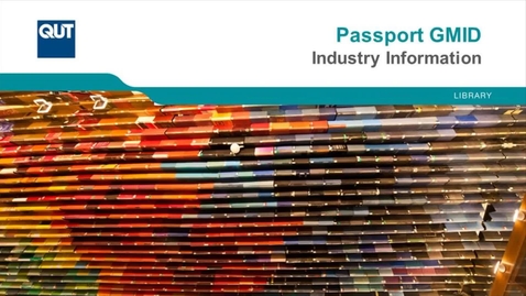 Thumbnail for Passport GMID - Industry Information