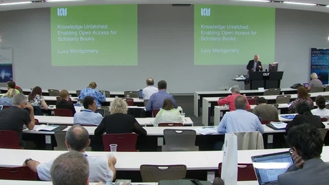 Thumbnail for Session 8: Open Access Publishing - OAR Conference 2013