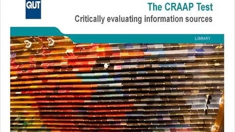 Thumbnail for CRAAP Test