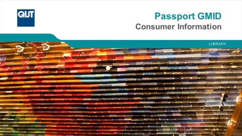 Thumbnail for Passport GMID - Consumer Information