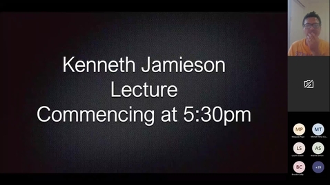 Thumbnail for The Kenneth Jamieson Lecture