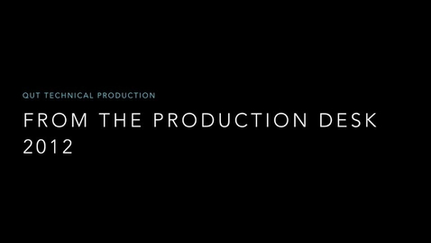 Thumbnail for Technical Production Showcase Archival Slideshow 2012