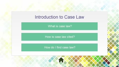 Thumbnail for Introduction to Case Law - QUT Law Library