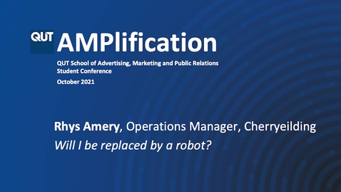 Thumbnail for Will I be replaced by a robot? Rhys Amery, Operations Manager Cherryielding